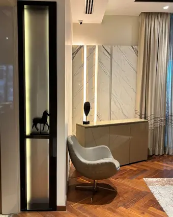 modern living area