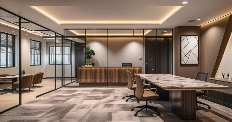 Luxury Corporate Interiors on a Budget in Alipur