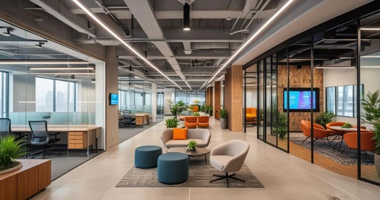 Transforming Office Spaces in Rohini: Modern Commercial Interiors