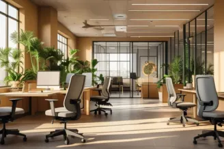 Office Interiors: Boosting Productivity in Alipur’s Commercial Hubs