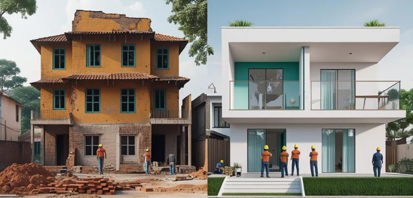 Transforming Old Khera Khurd Properties into Modern Homes