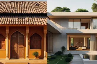 Modern vs Traditional Architecture in Khera Khurd