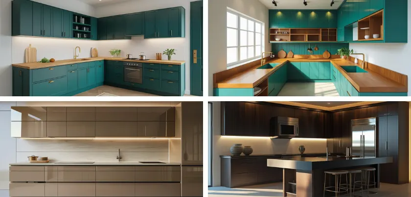 Top 5+ Indian Style Small Modular Kitchen Designs Under 100 Sq.ft.
