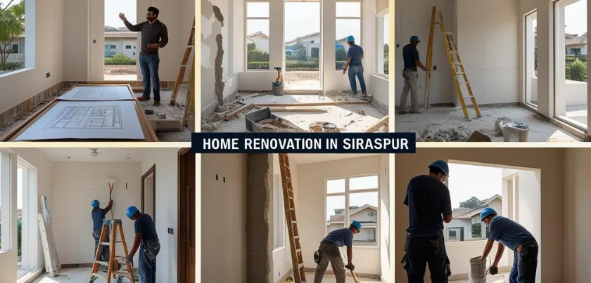 Planning Your Home Renovation in Siraspur: A Step-by-Step Guide
