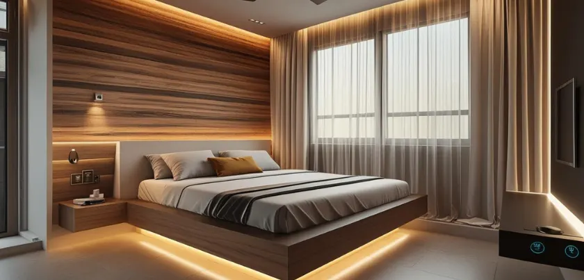 Contemporary Bedroom Designs Trending in Rohini