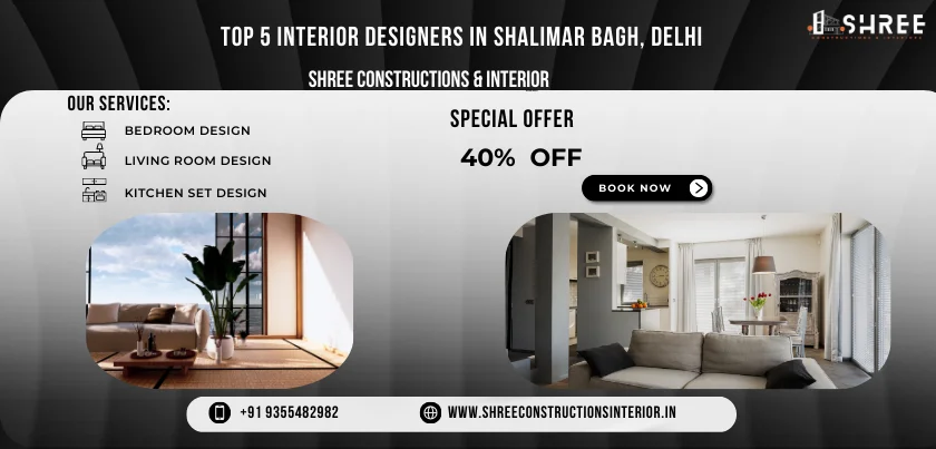  Top 5 Interior Designers in Shalimar Bagh, Delhi