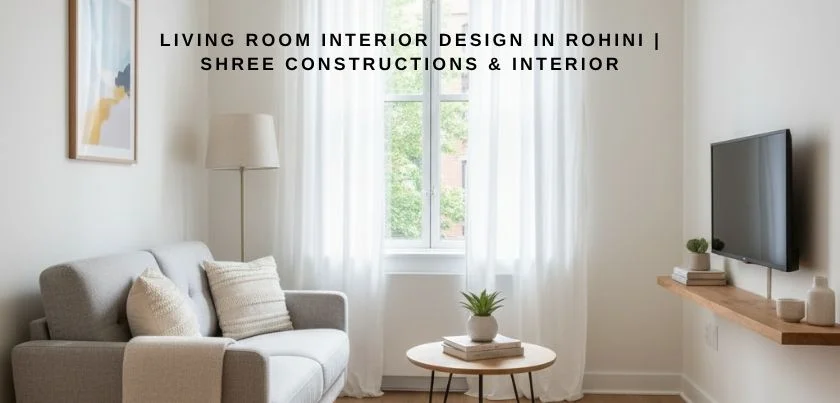  Living Room Interior Design in Rohini | Shree Constructions & Interior
