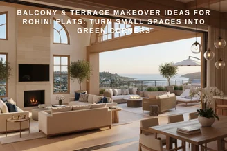 Balcony & Terrace Makeover Ideas for Rohini Flats: Turn Small Spaces into Green Corners