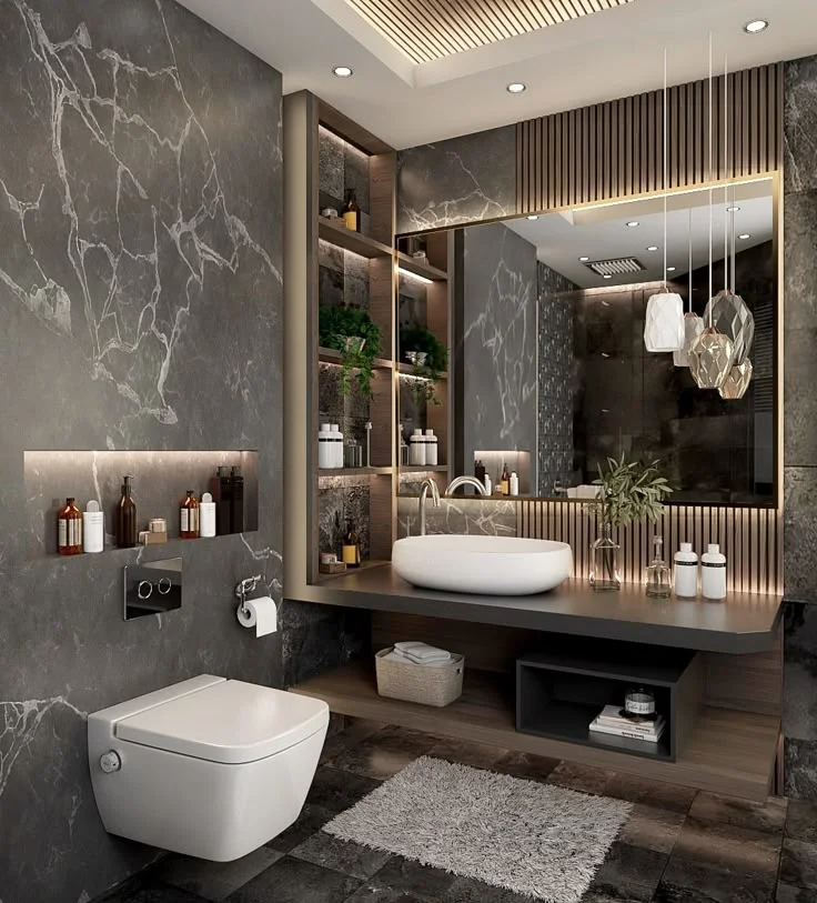 Bathroom Interior & Vanity Design In Bakoli, Delhi